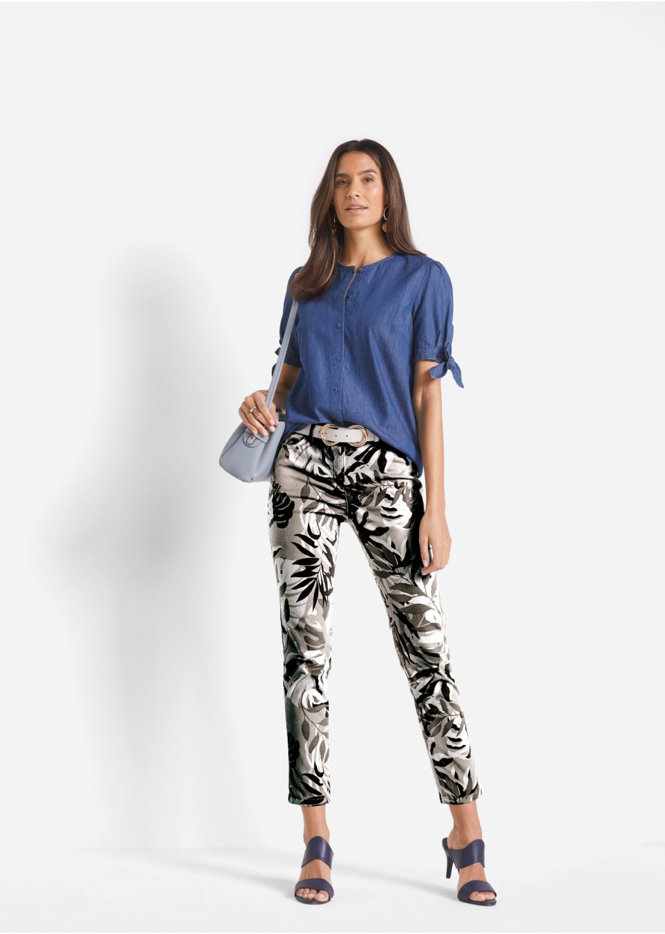 Pantalon extensible longueur cheville