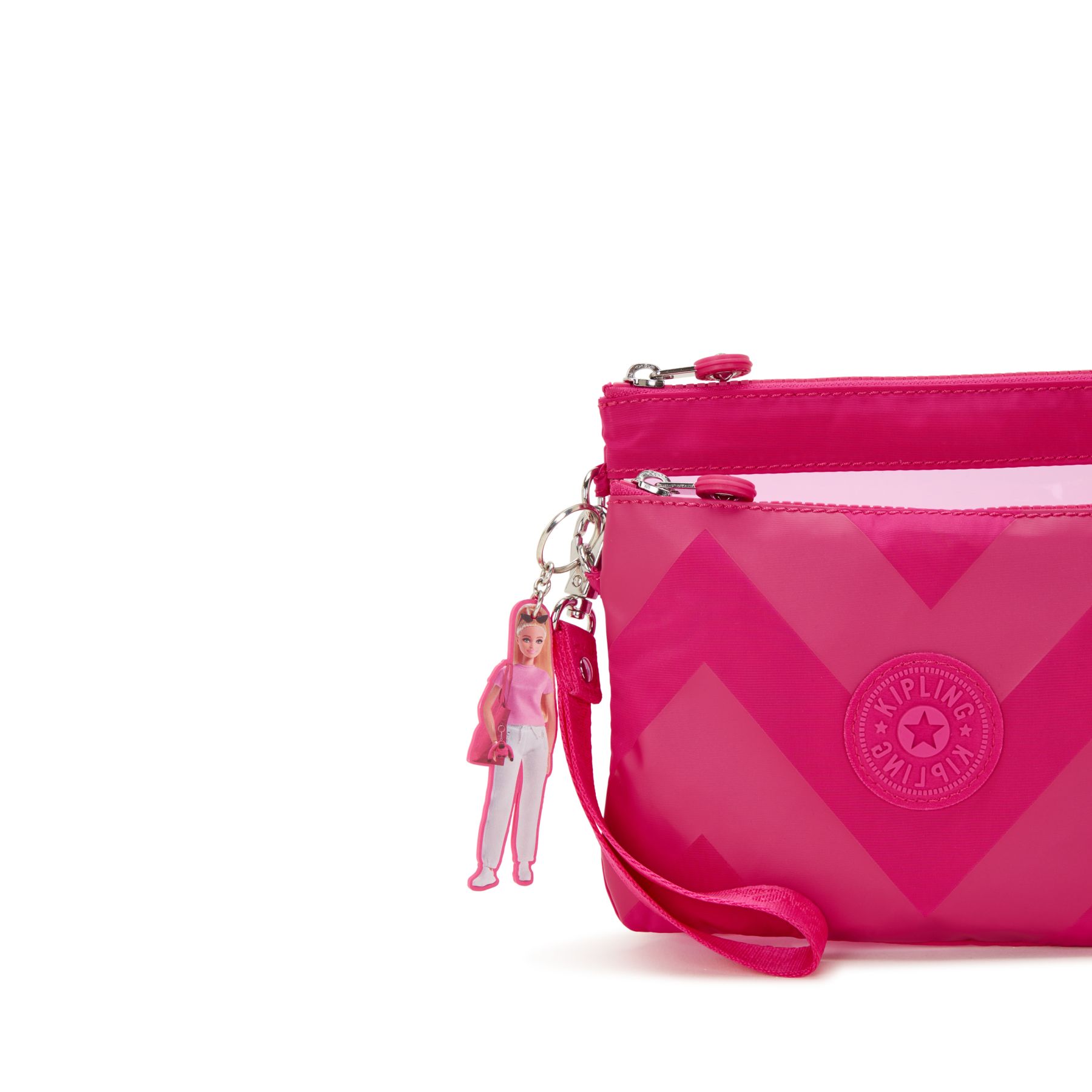 DUO POUCH L Duo Pouch Barbie™ - Power Pink Transpant