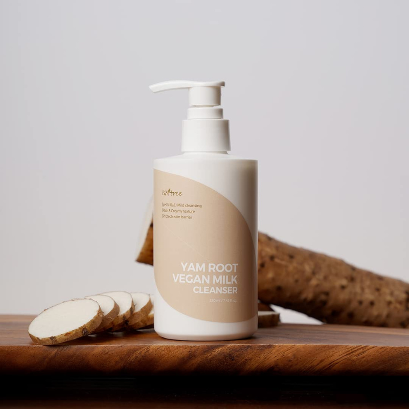 Isntree - Yam Root Vegan Milk Cleanser 220 ml - Rens