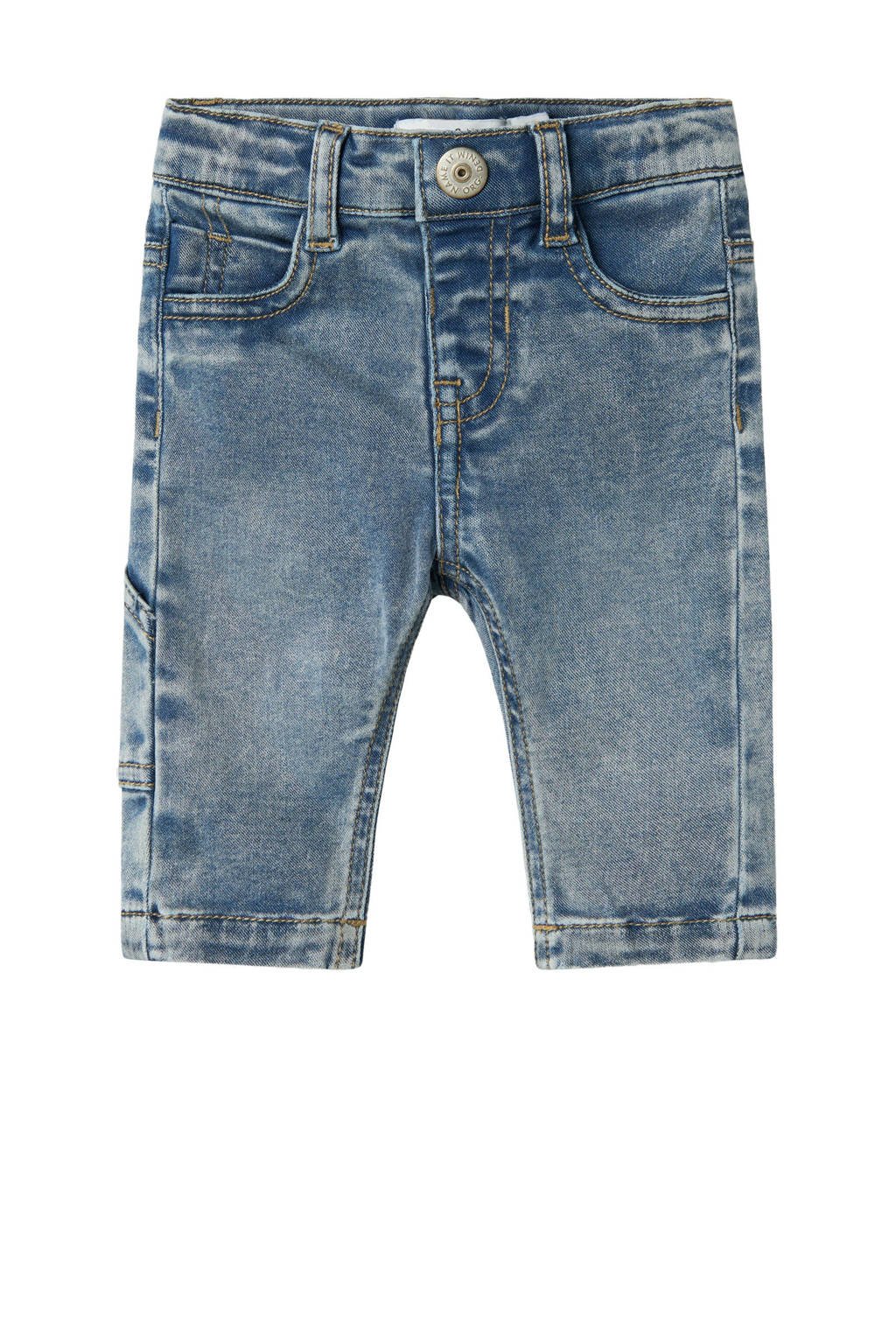 NAME IT waist regular fit jeans light blue denim