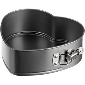 Moule à manqué coeur, en acier carbone, gris