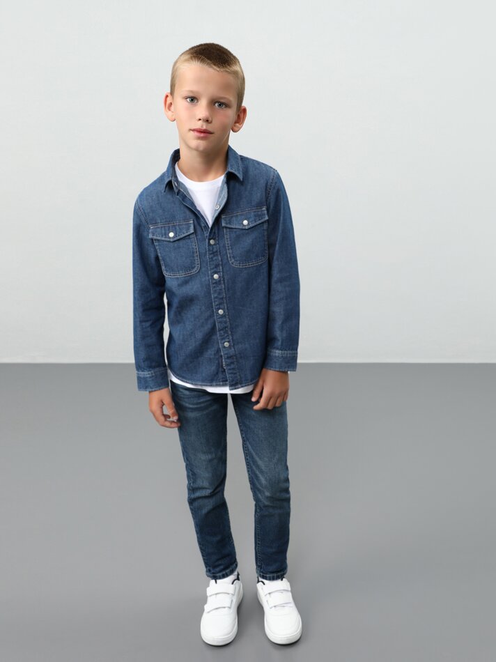 Camisa jeans - Índigo