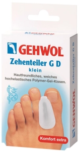 Gehwol Zehenteiler G D klein, 3 Stück
