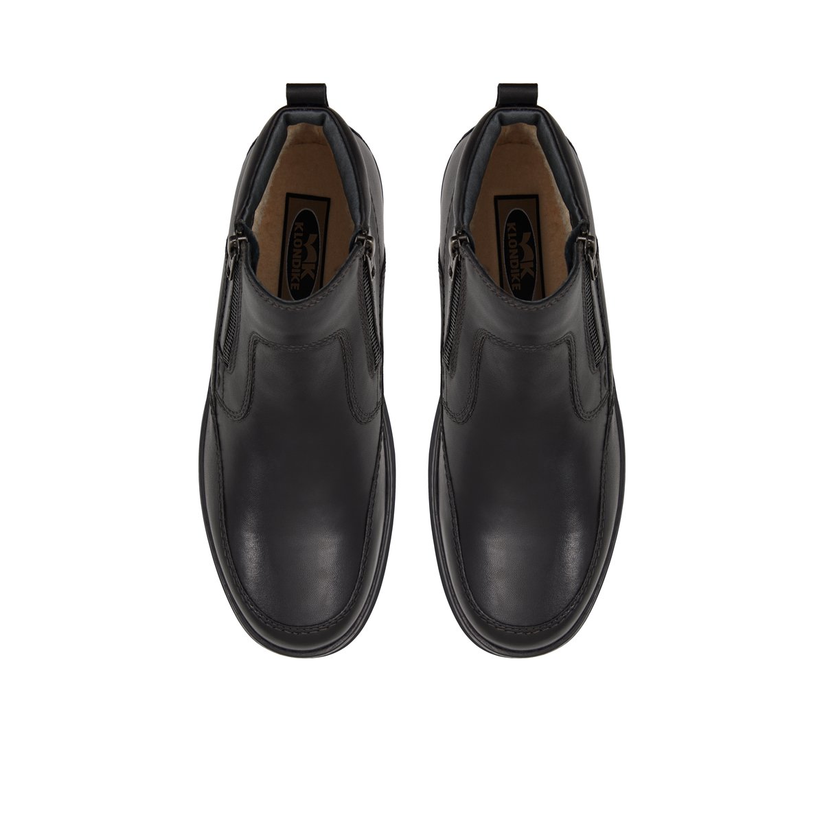LUCA FERRI-Gloesen-w-Bottes habillées - Talon plat - Noir