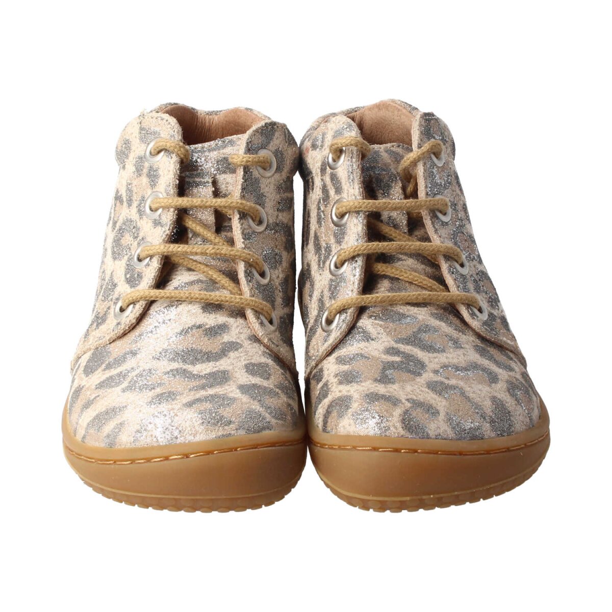 WL3211-33 glitter ecru LEO velours leather laces Weite/W