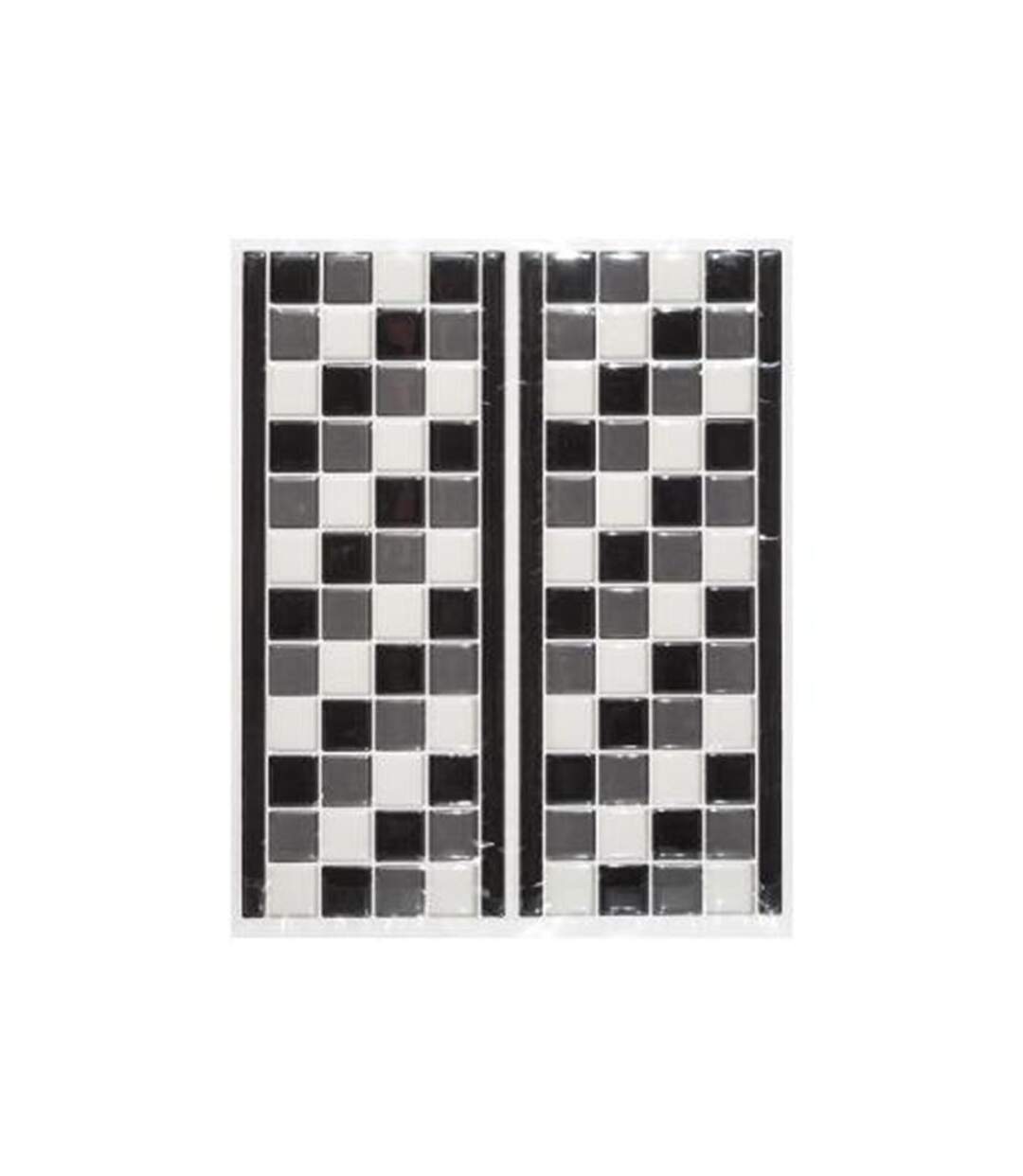 Sticker Carrelage Petite Frise 12x30cm Noir