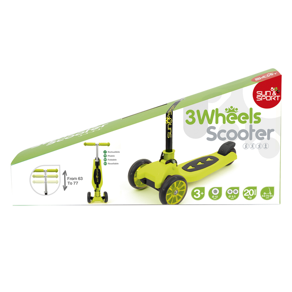 Trottinette Twist 3 roues lumineuses