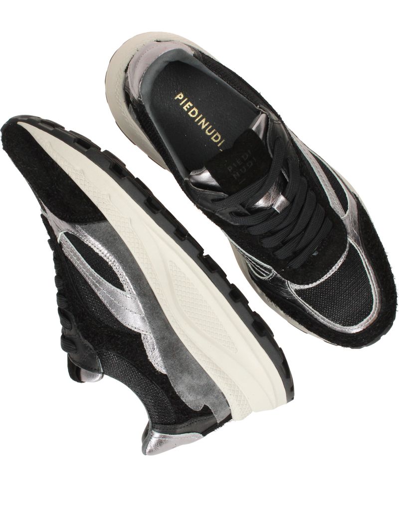 Piedi Nudi Sneakers Zwart Dames