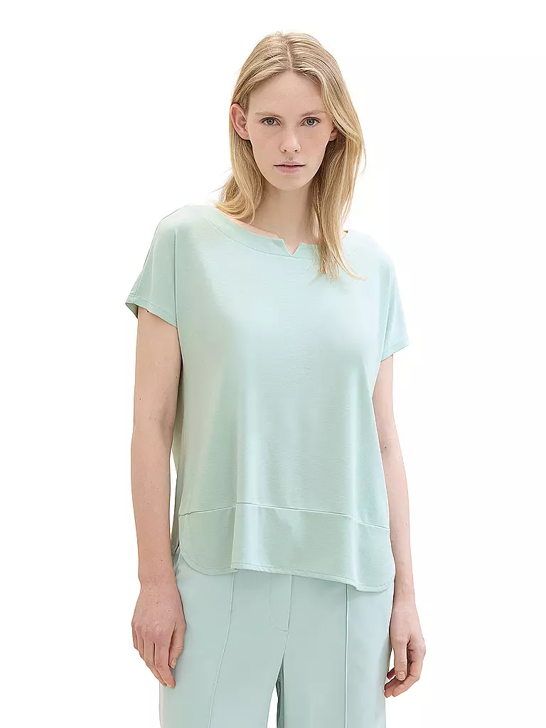 TOM TAILOR T-Shirt hellblau