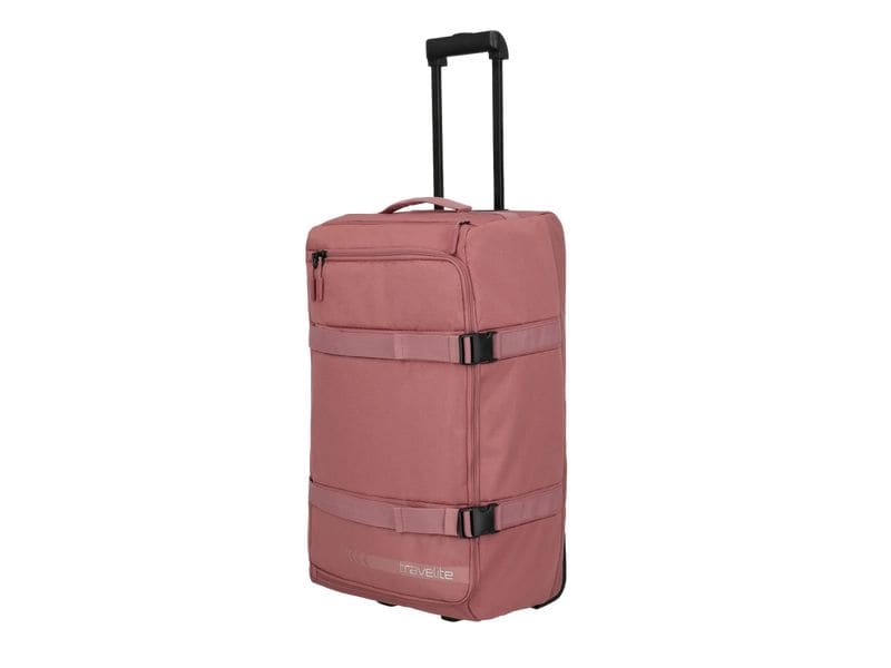 travelite Kick Off Rollenreisetasche L Rosa Reisekoffer