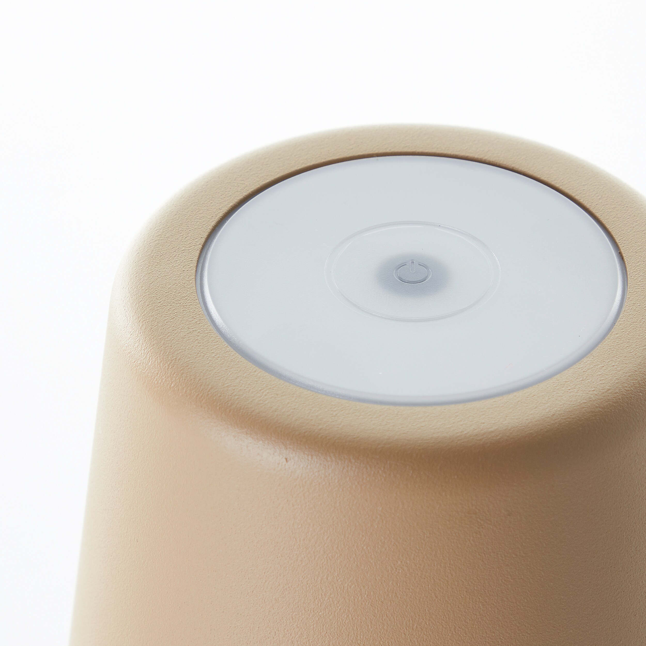Brilliant Lampe Kaami LED Außentischleuchte 37cm cappuccino matt Metall/Bambus gold 2 W LED integriert