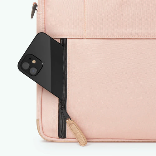 Sac ordinateur Queretaro rose clair