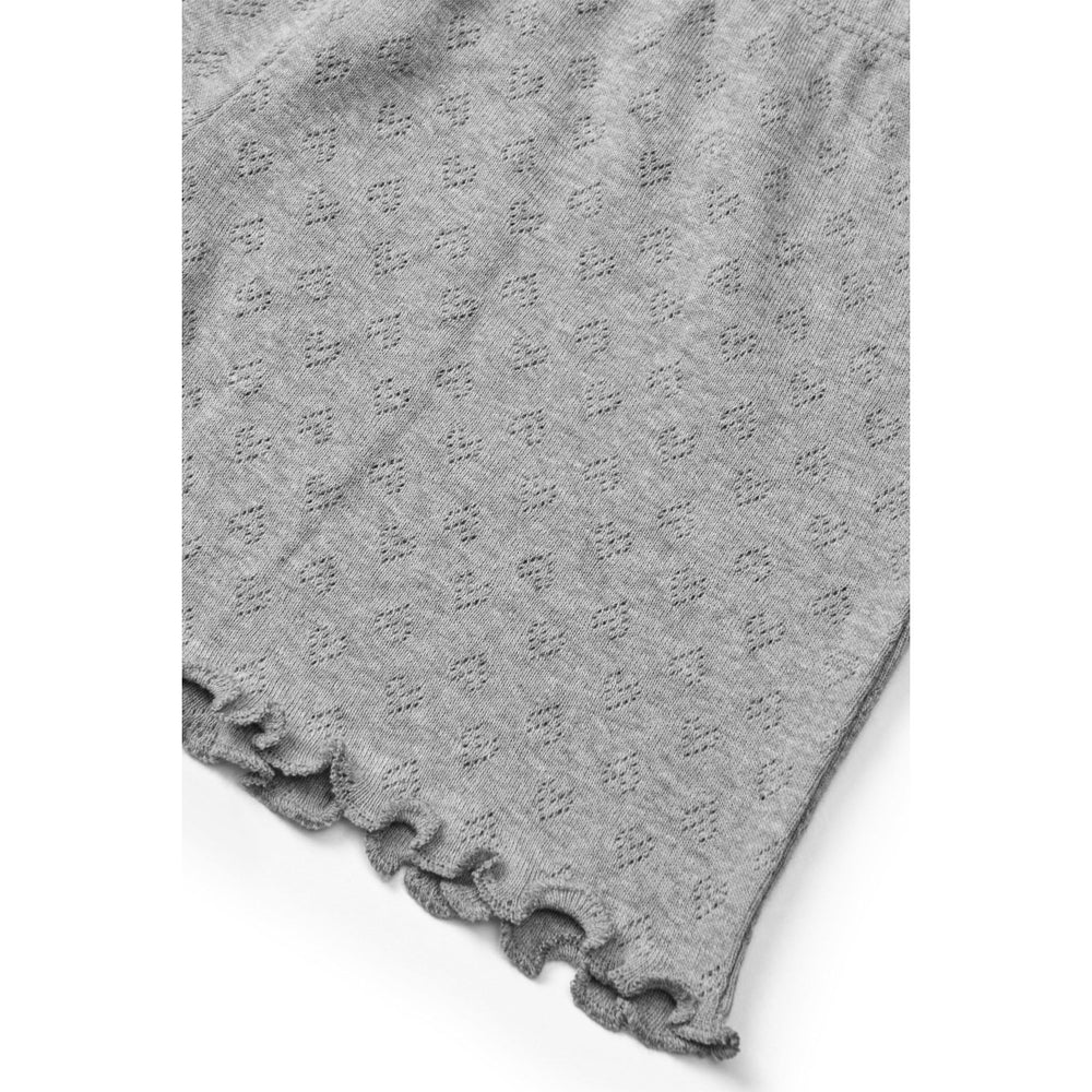 Køb COPENHAGEN COLORS Grey Mel. Pointelle Heart Shorts