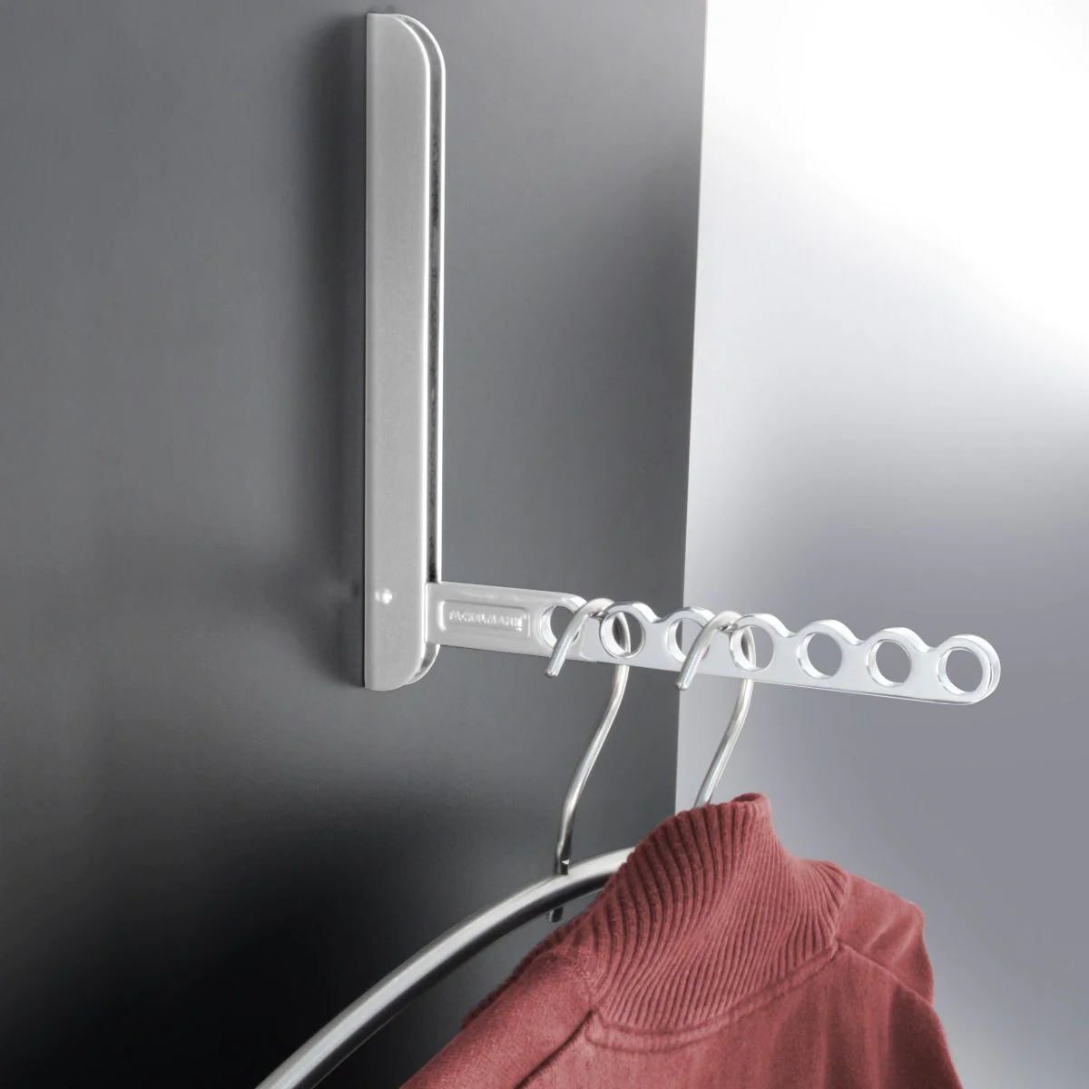 Crochet pliant gris Tecno Fackelmann