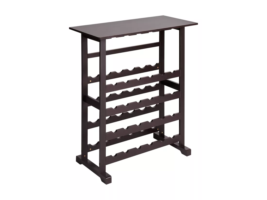 Porte-bouteille ROWLEY 91 cm Marron foncé