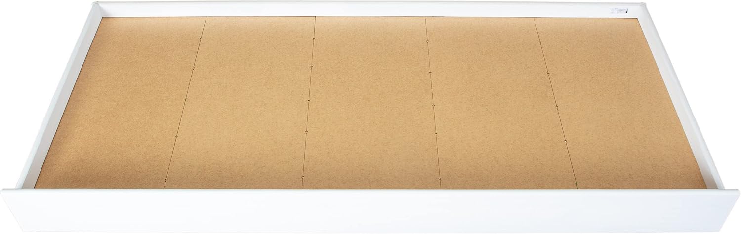 möbelando Bettschubkasten >Umea< (BxHxT: 199x22x94 cm) in Weiss - 199x22x94 (BxHxT)