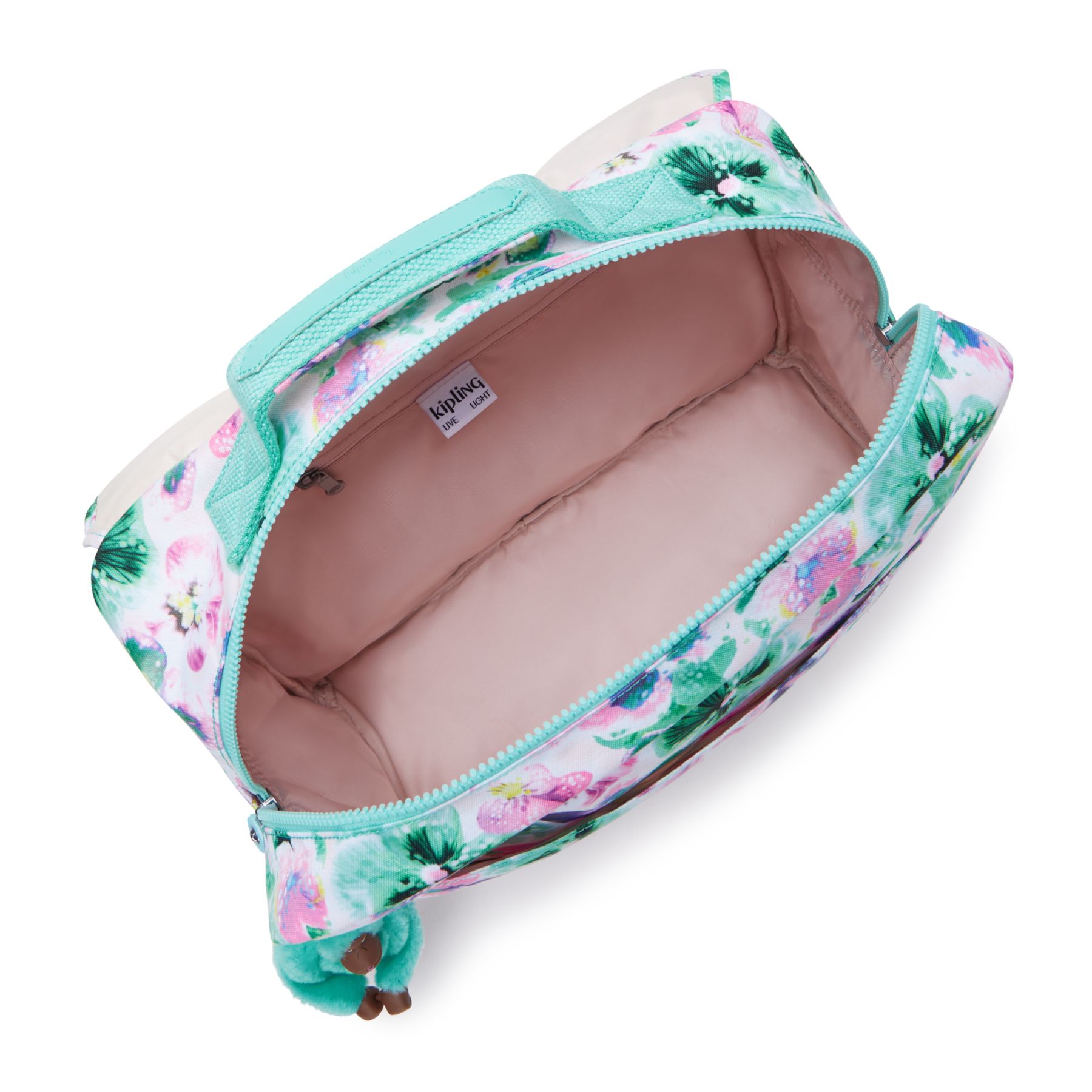 CODIE M  Cartable de taille moyenne avec bretelles rembourrées ajustables - Aqua Blossom