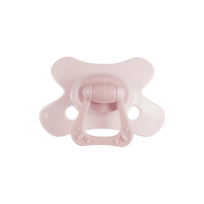 Difrax Fopspeen Naturel Pink Opal 6 Maanden