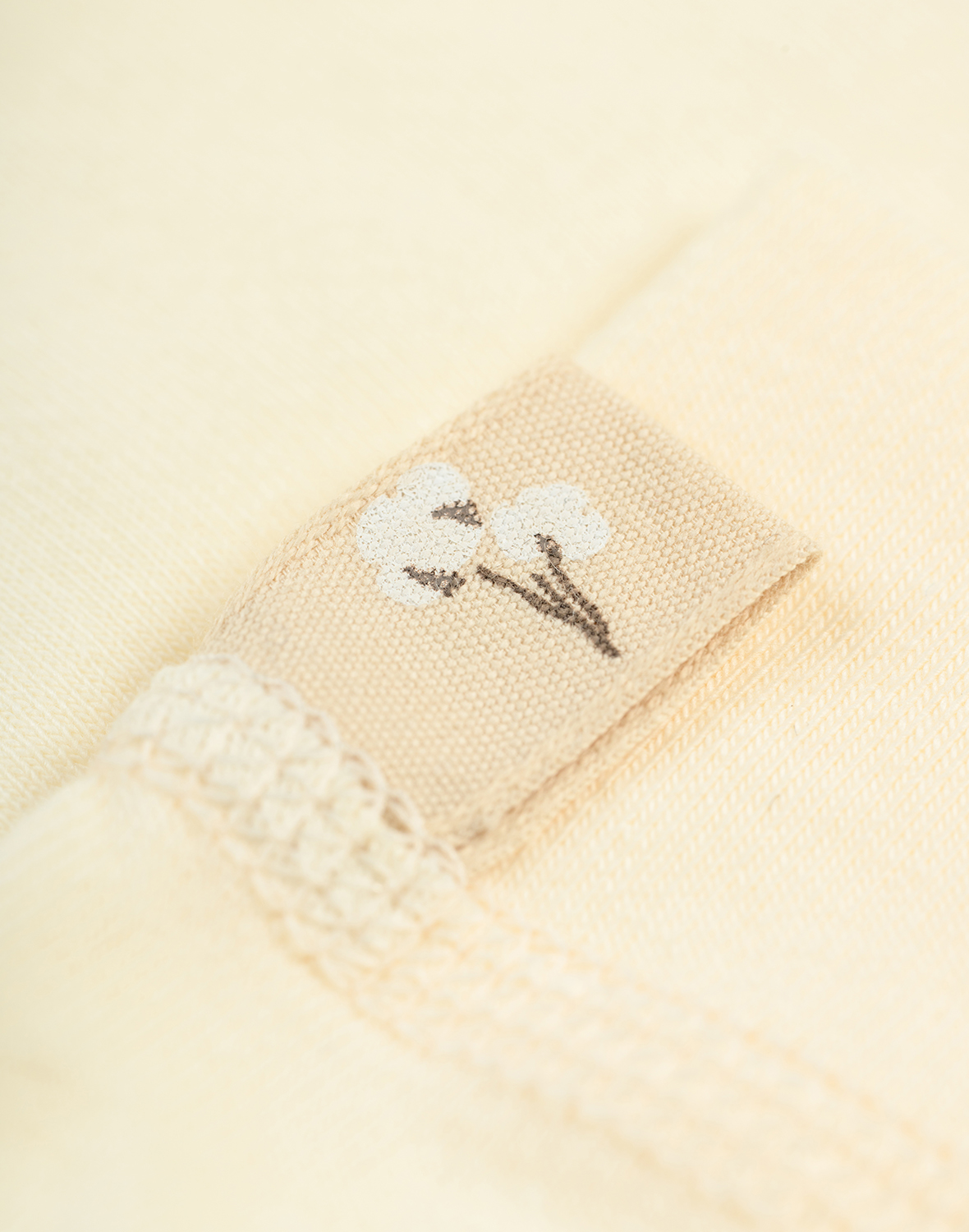 Legging van katoen voor baby's in Beige melange