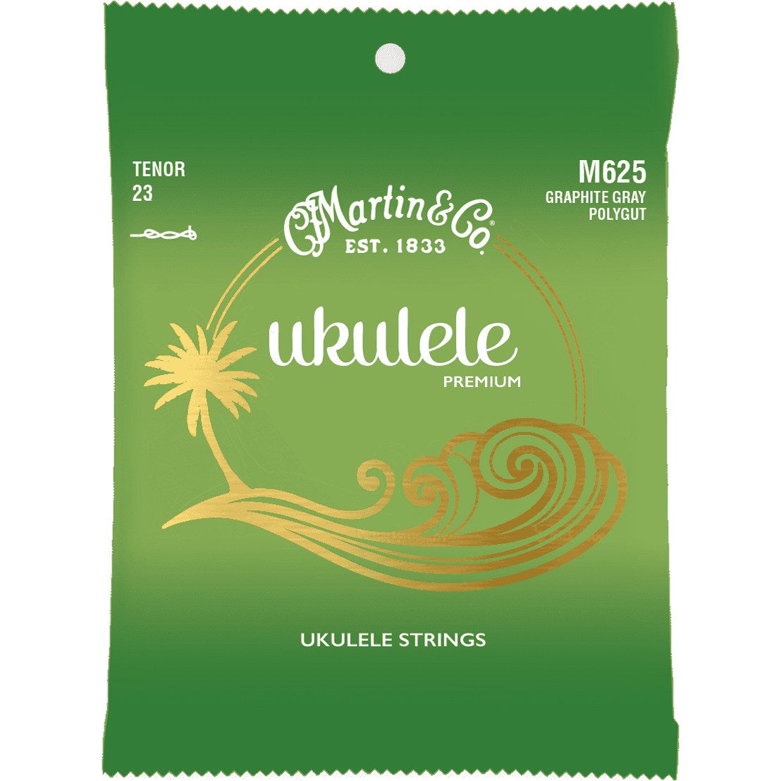 Martin Strings M625 Graphite Gray Polygut snaren voor tenor uke