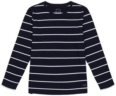 Luca & Lola Abel Langermet T-Skjorte 2-pack, Navy/Stripes