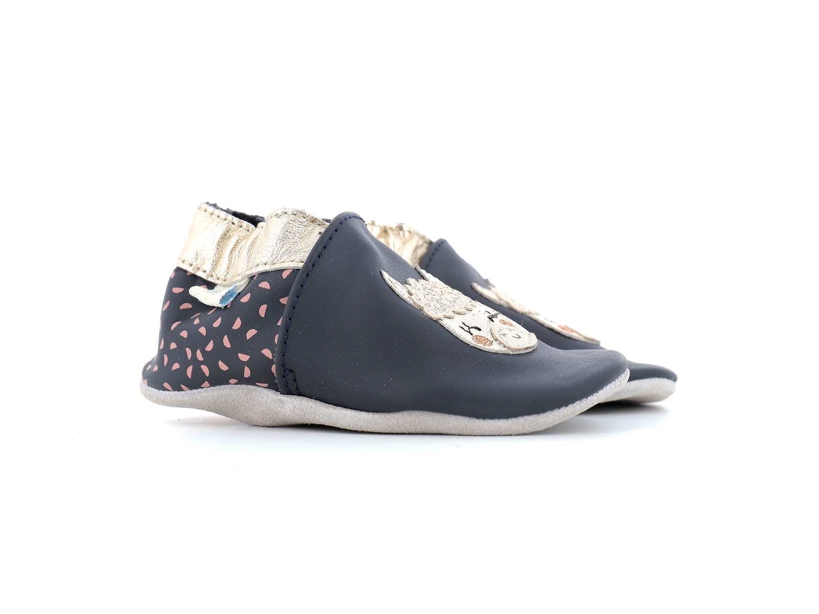 Robeez-LAMASPIRIT Cuir Marine