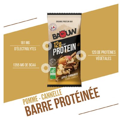 Barre protéinée Bio Baouw Pomme/Cannelle - 50g