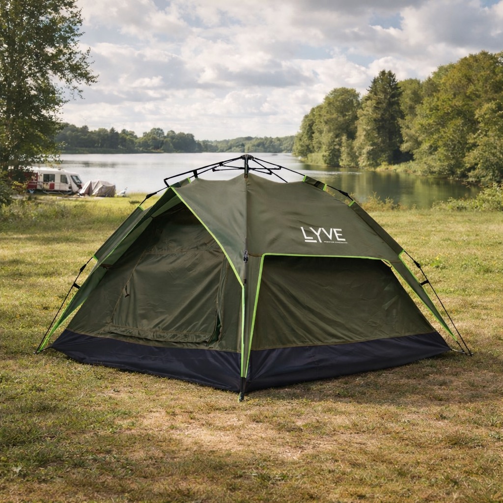 Lyve 2-persoons Pop-up tent - Green