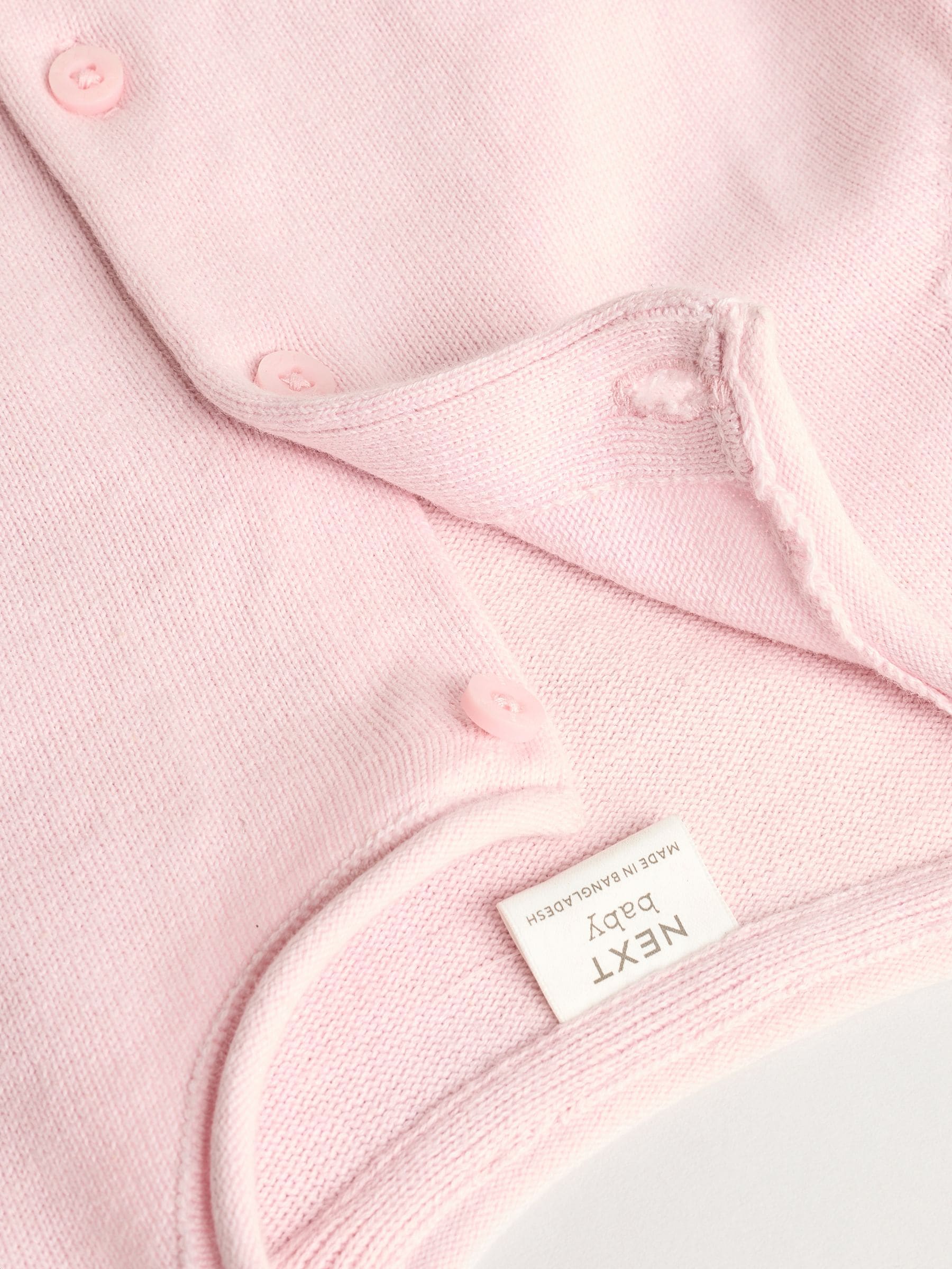 Roze/naturel - Verpakking van 2 100% katoenen vesten (0 mnd - 3 jr)
