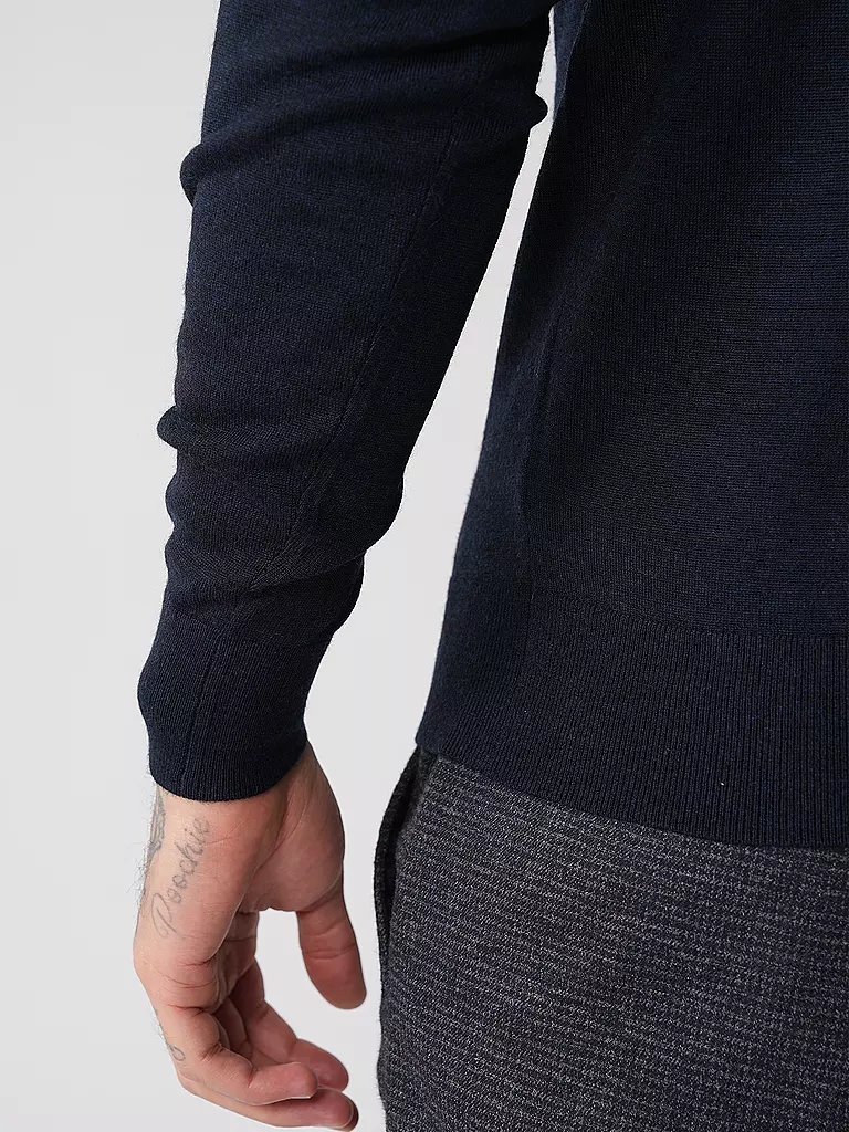 TIGER OF SWEDEN Rollkragenpullover NEVILE dunkelblau