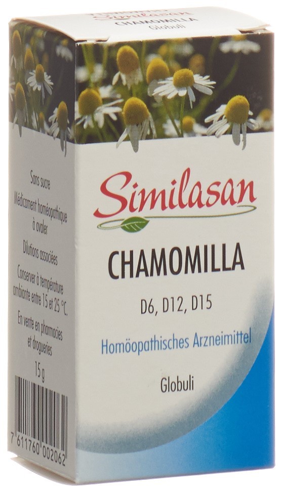 SIMILASAN Chamomilla<br>15 g, Globuli, D6/D12/D15