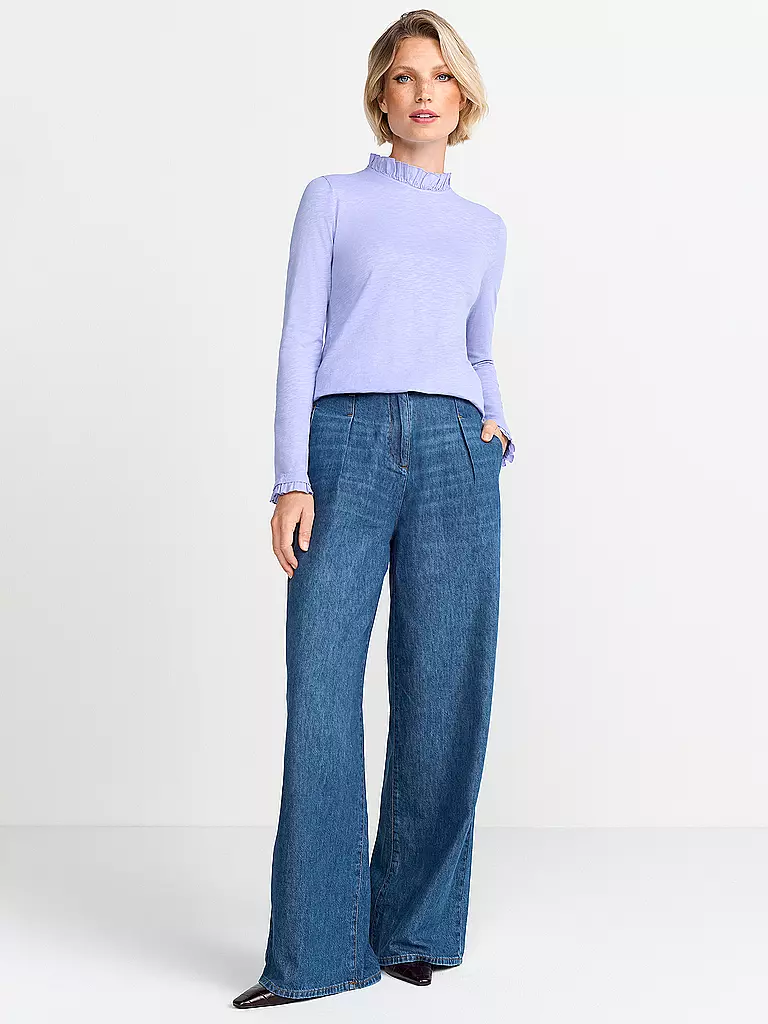 RICH & ROYAL Langarmshirt lila