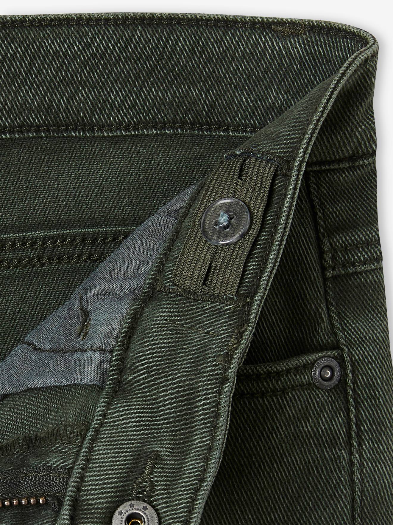 Calças MorphologiK Wide Slim Fit para meninos na cor chocolate