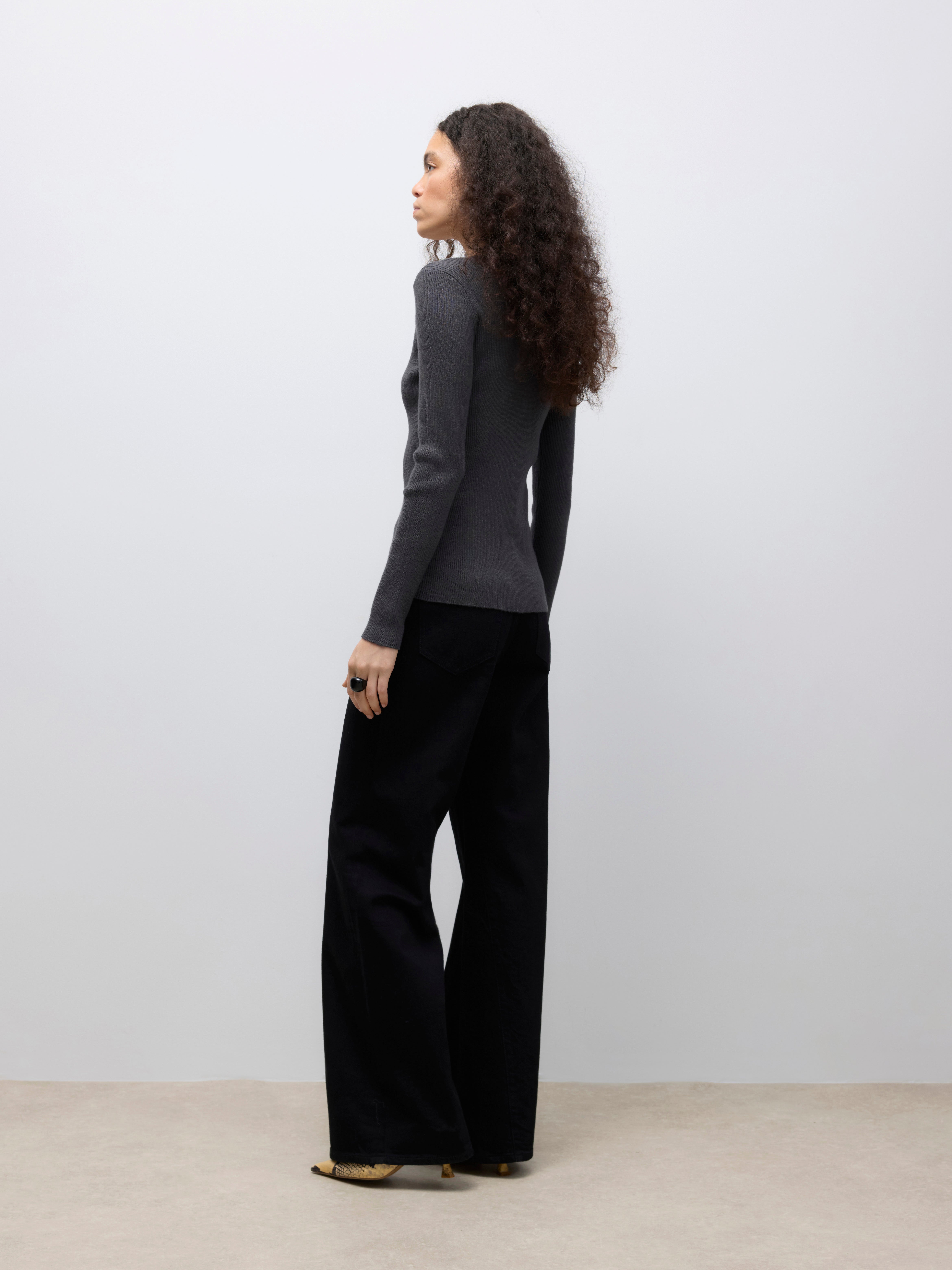 AWMADDIE High rise Wide leg fit Jeans