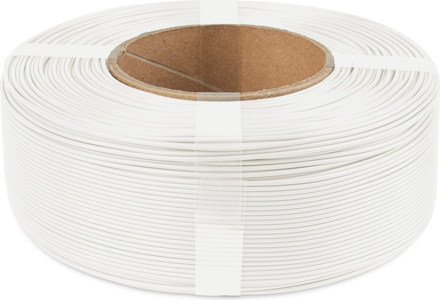 The Filament  Refill PLA Lite White, 1,75 mm / 1000 g    Zuverlässiges PLA Filament ohne Spule in White