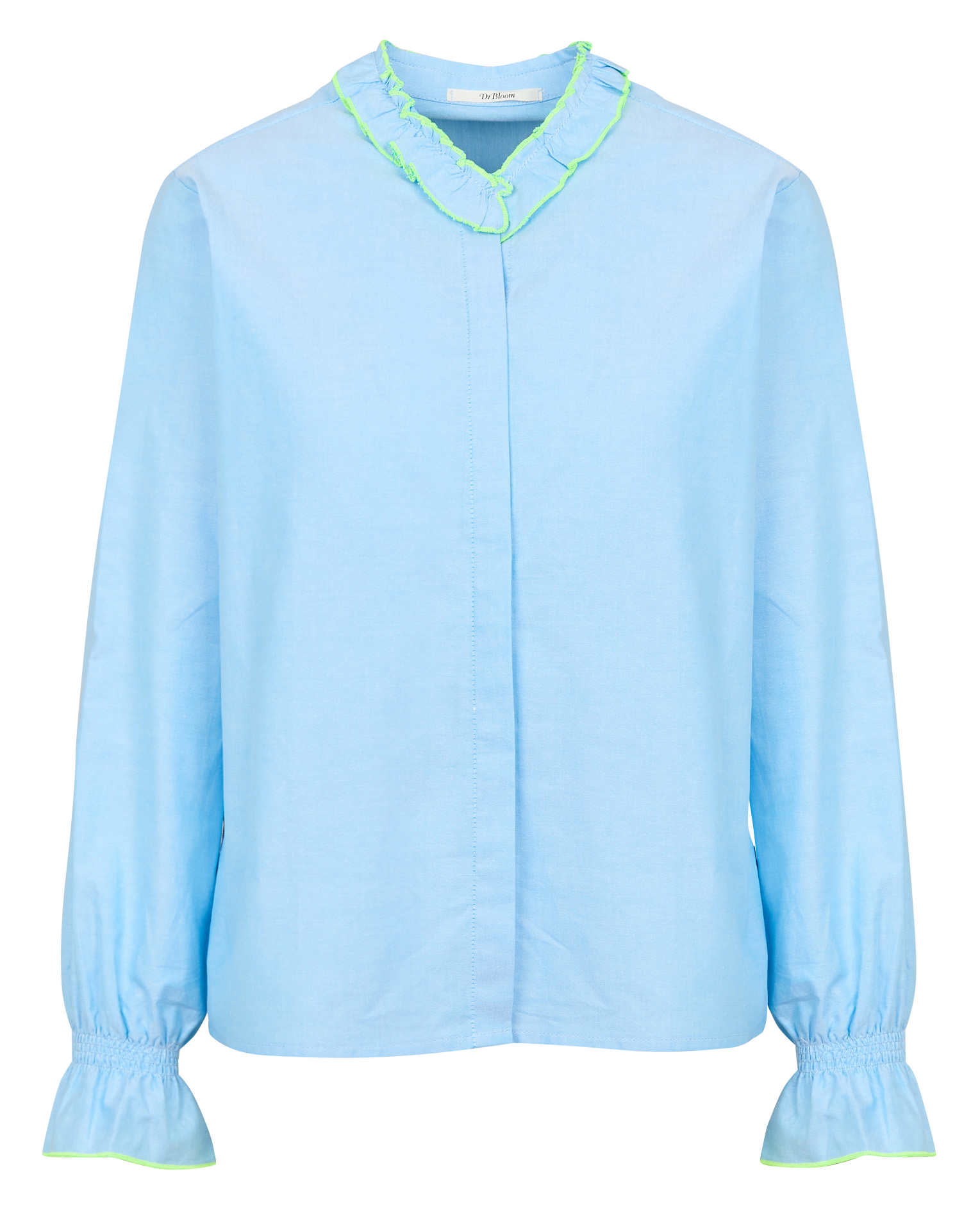 SONIC - Chemise col rond droit en coton | Multicolore