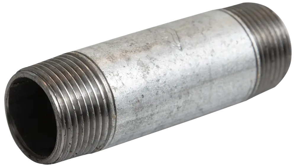 Nippelrør 1/2'' x 150 mm - galvaniseret