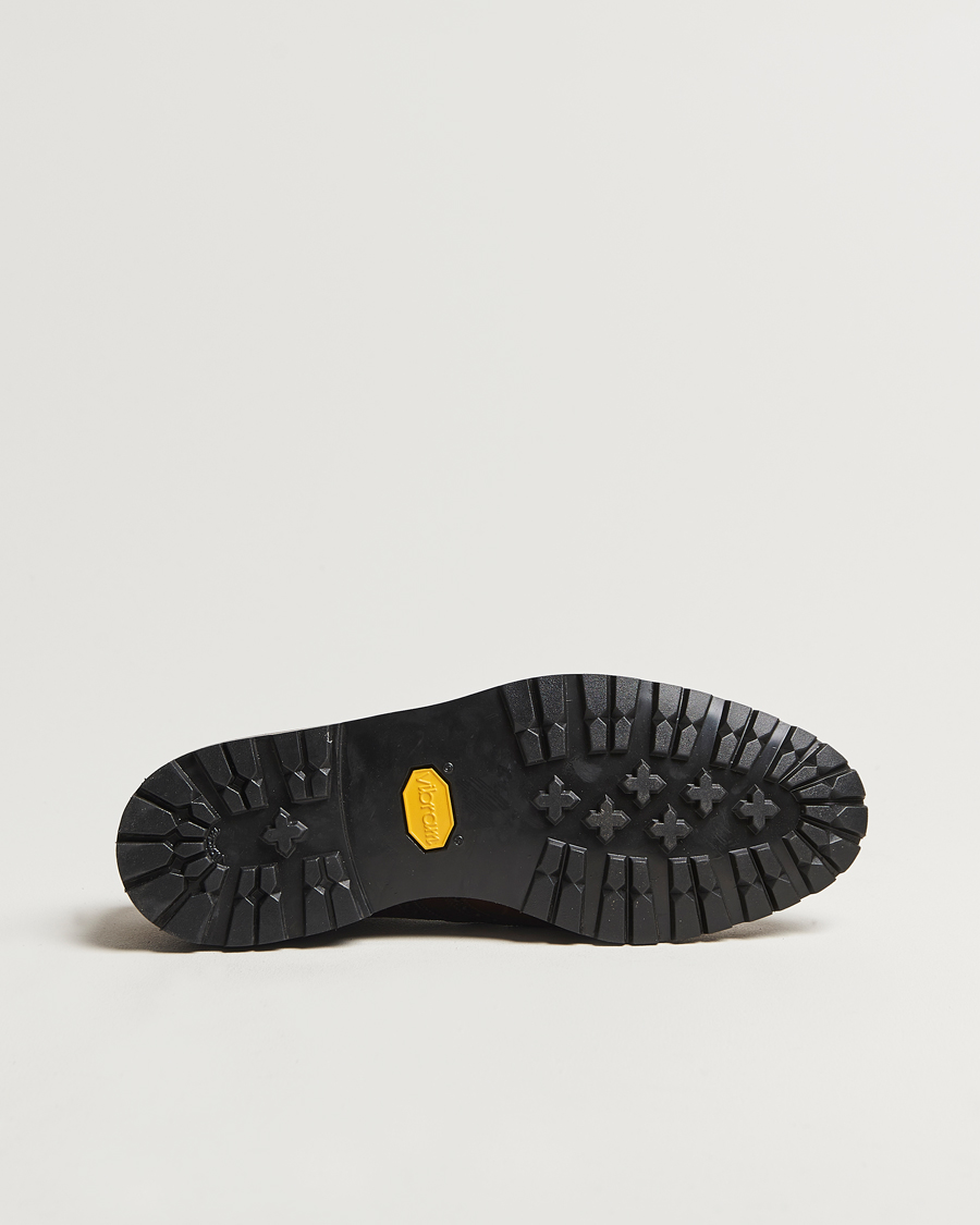 Crockett & Jones Pembroke Milled Grain Vibram Dark Brown
