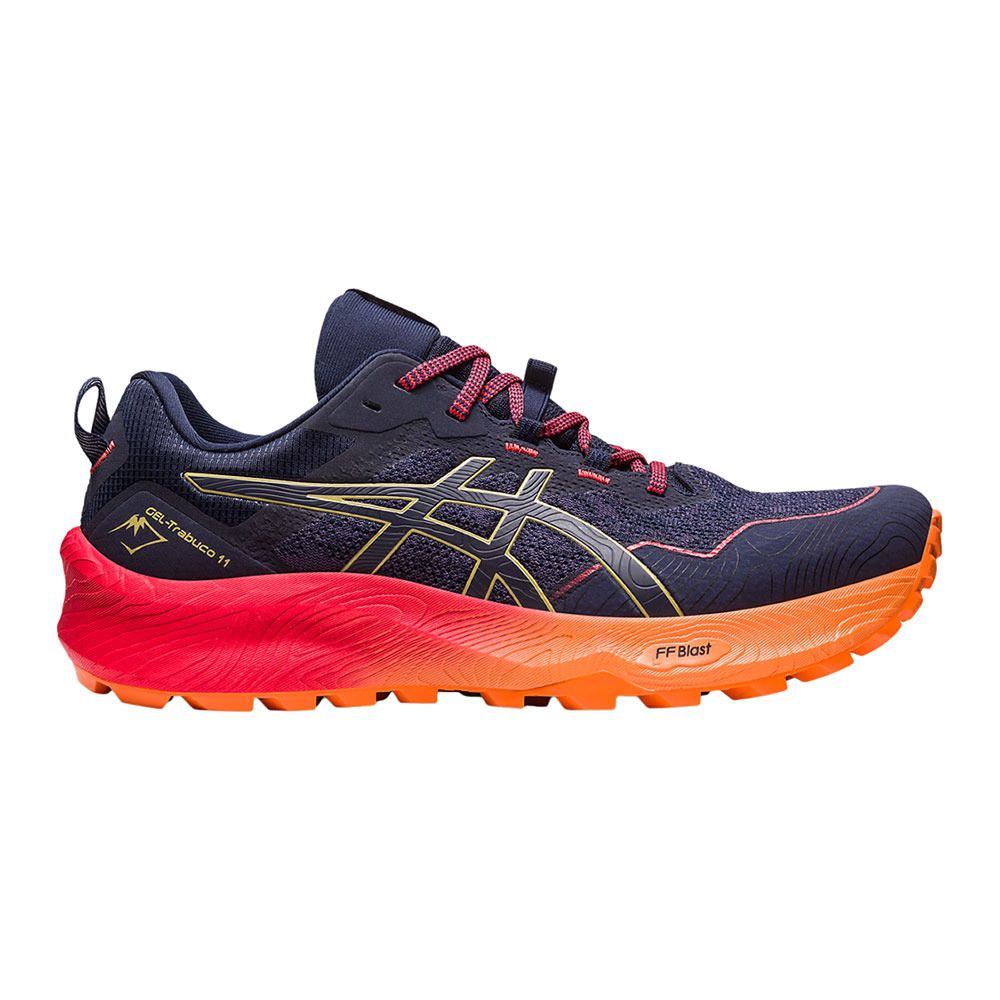 Asics GEL-TRABUCO 11 - Chaussures trail Homme indigo blue/olive oil