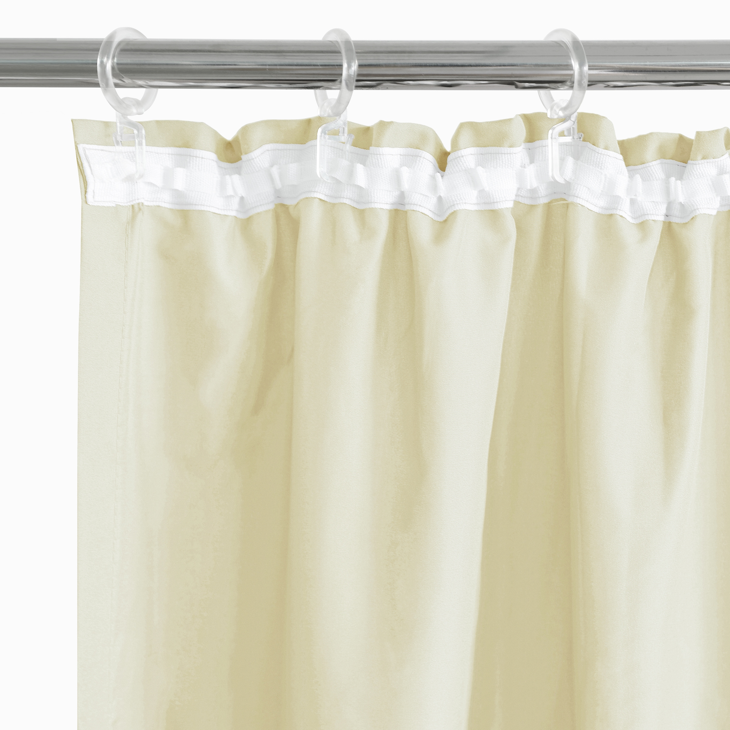 my home Vorhang »Raja, Gardinen mit Kräuselband, Vorhänge Wohnzimmer« Kräuselband 2 Stk. tlg. 2er-Set, Bestseller, einfarbig, modern, pflegeleicht, Mikrofaser