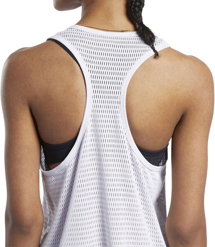 Reebok Perforated Tank Top Hvid