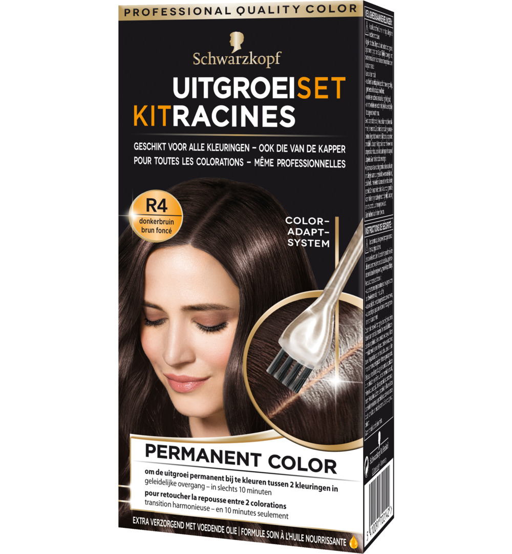 Schwarzkopf Vital uitgroei set donker bruin (11 ml)