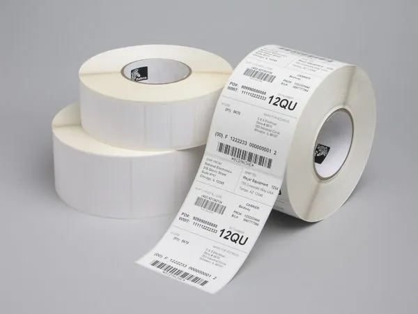 Zebra Direct 1100 - Mat - permanent gummiklæbemiddel - perforeret - hvid - 50.8 x 76.2 mm 16440 stk. (12 rulle(r) x 1370 papir - for LP 2642, 2742; Zebra GX420; GK Series GK420; G-Series GC420; LP 2844; TLP 2844, 3742, 38XX