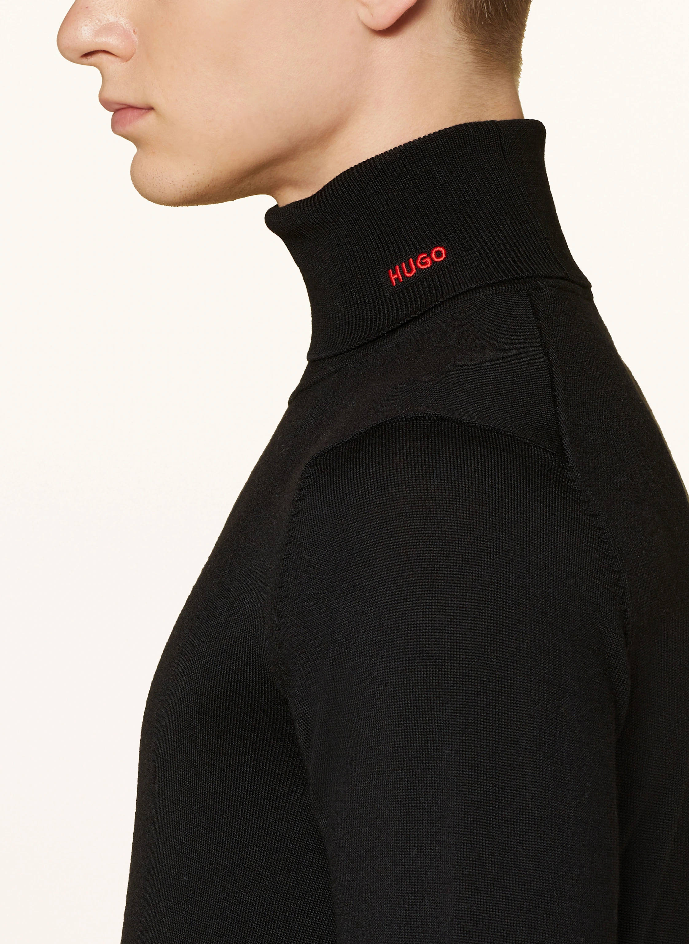 HUGO Rollkragenpullover SAN THOMAS