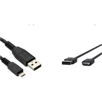 DLH Chargeur voiture USB-A Quick Charge 3.0 livre avec cable USB-C et cable micro USB. 2 ports USB dont 1 port QC Qualcomm 3.0.