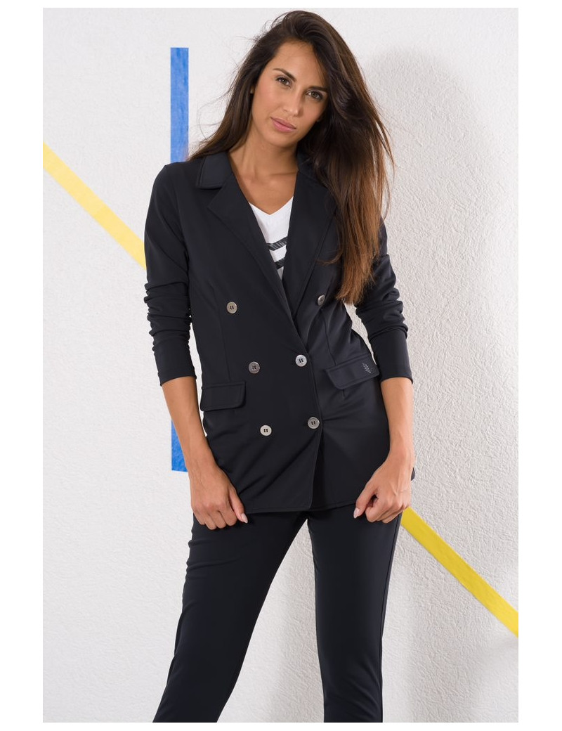 HBT VESTE BLAZER MARIA ESSENTIELS NOIR
