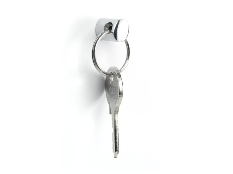 Trendform Hakenmagnet Ringe 3er Set, Silber Praktischen Magnetschlüsselanhänger