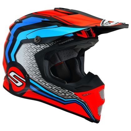 Casque cross Suomy MX SPEED PRO MIPS - FORWARD - ORANGE/BLUE 2023 - Orange