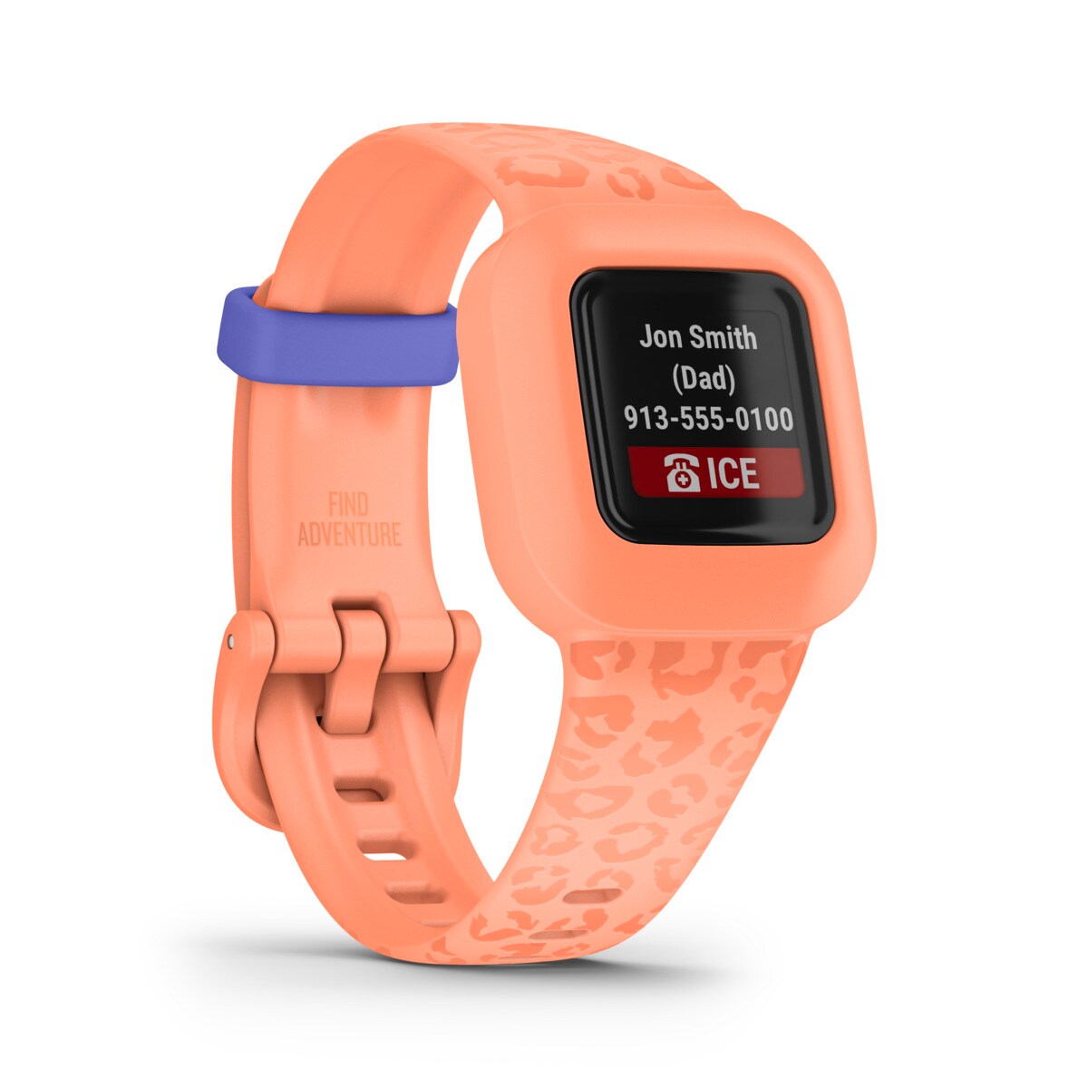 Garmin vívofit jr. 3, Peach Leopard