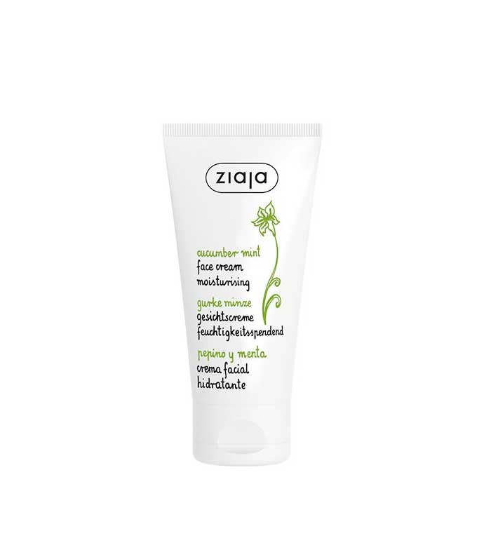 Ziaja - Hidratante facial com pepino e hortelã